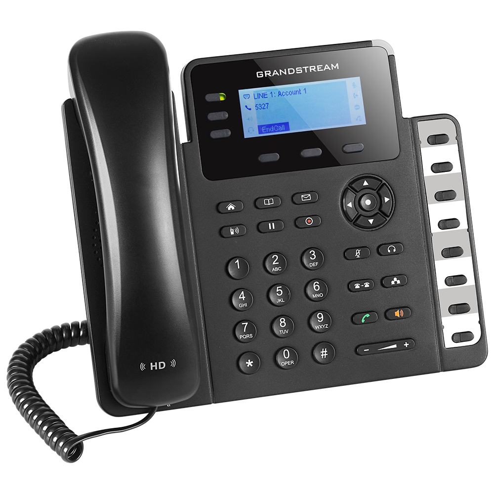 აიპი ტელეფონი Grandstream GXP1630 IP-Phone 3 SIP accounts 3-lines, 8-BLF, Gigabit port