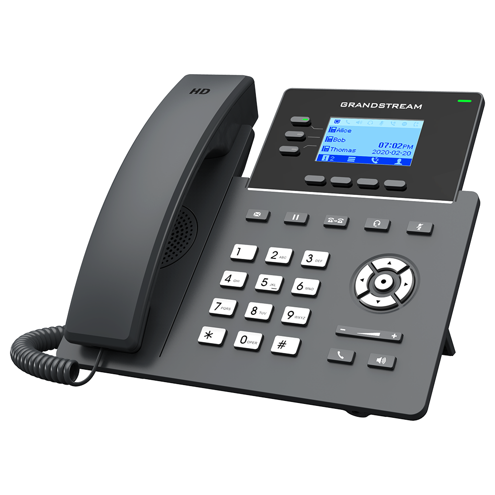 აიპი ტელეფონი Grandstream GRP2603P IP Phones, PoE 3 lines, 6 SIP accounts Gigabit port w/o power adapter