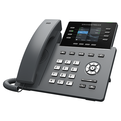 აიპი ტელეფონი Grandstream GRP2634 IP Phone PoE: 4 SIP, 8 line keys, Up to 32+10 Multi-Purpose keys, WiFi