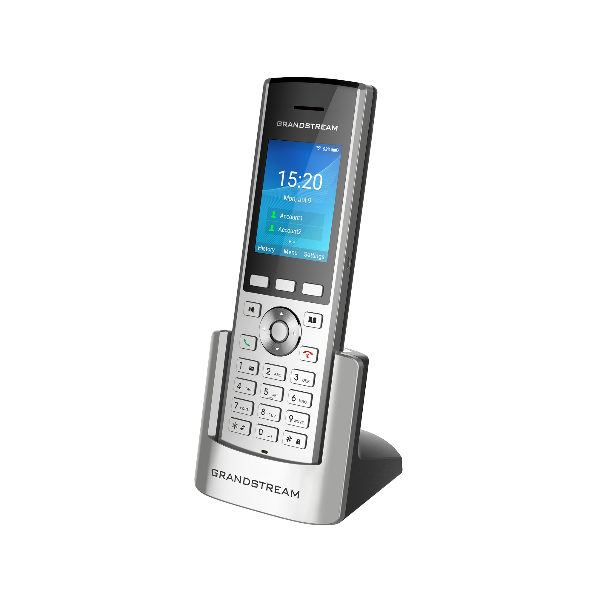 აიპი ტელეფონი Grandstream WP820 WiFI Phone, 2 SIP, Colour Display, and Power Supply