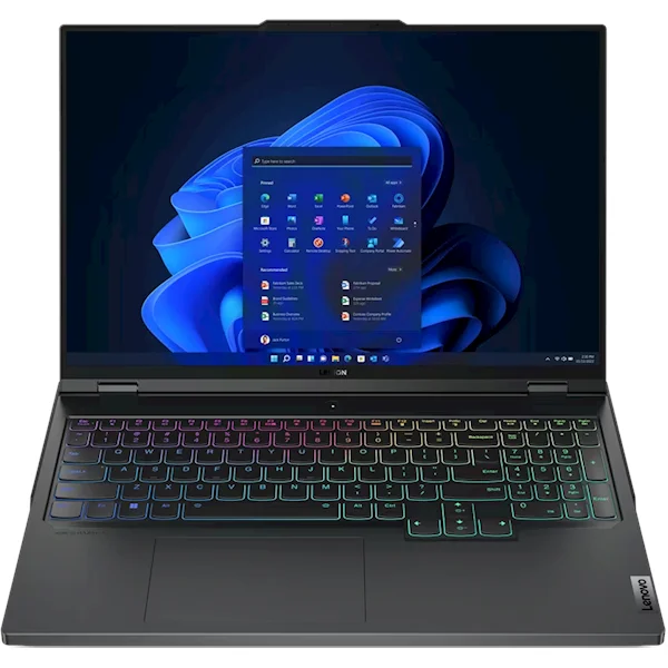 ნოუთბუქი 82WQ006LRK Lenovo LegionPro7 16IRX8H, 16"2560x1600 500N 240Hz, i9-13900HX 24C, 32GB, 1TB, RTX4080 12GB 192B, 2Y