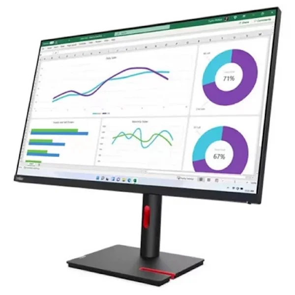 მონიტორი Lenovo 63D3GAT1EU Lenovo ThinkVision T32h-30  31.5" 2560x1440, 4 ms, HDMI, DP, USB-C 3.2 Gen 1, 4x USB-A 3.2 Gen 1, RJ
