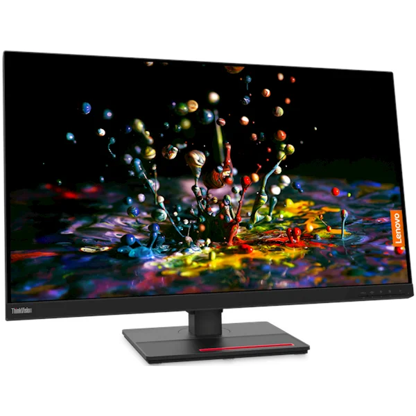 მონიტორი Lenovo 62A2GAT2EU ThinkVision P32p-20 32" 4K UHD IPS, 1x HDMI 2.0, 1x DP 1.2, 1x USB-C 3.2 Gen 1, 3x USB 3.2 Ge
