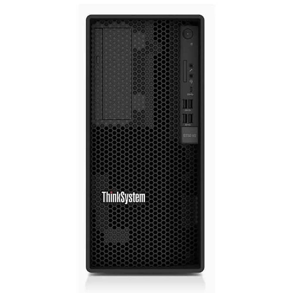 სერვერი Lenovo ST50 V2 Xeon E-2324G 4C 65W 3.1G , SW RAID, 2x960GB Micron 5400 Pro SSD, 1x16GB, 500W 94% Efficiency, No DVD, 3 year [7D8JA043EA/GE]