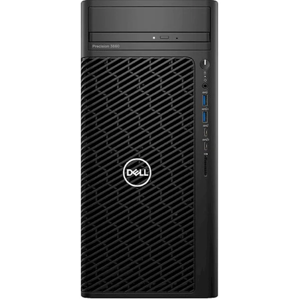 სერვერი Dell Precision 3660 Tower, i7-13700, 32GB, 512GB SSD+1TB HDD, Integrated, Black [210-BCUR_8751/2_GE]