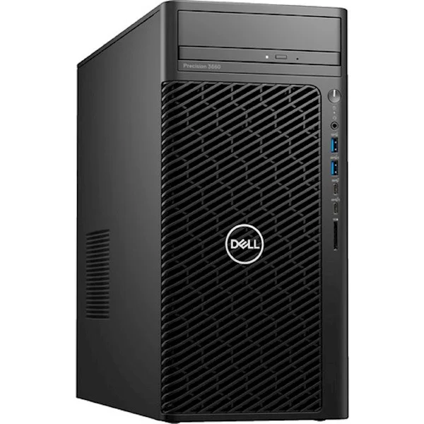 სერვერი Dell Precision 3660 Tower, i7-13700, 32GB, 512GB SSD+1TB HDD, Integrated, Black [210-BCUR_8751/2_GE]