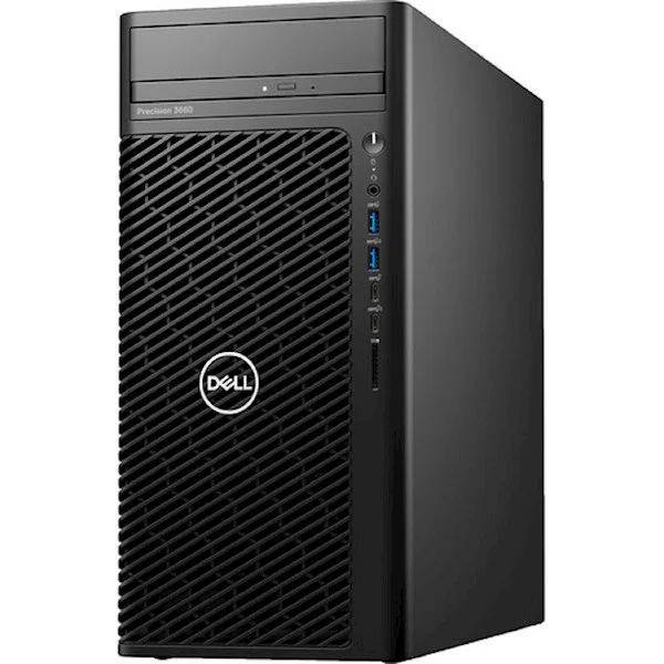 სერვერი Dell Precision 3660 Tower, i7-13700, 32GB, 512GB SSD+1TB HDD, Integrated, Black [210-BCUR_8751/2_GE]