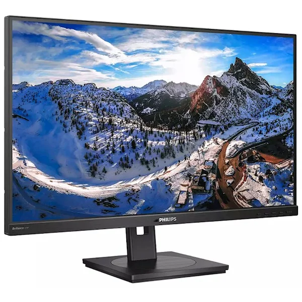 მონიტორი Philips , 27", Monitor, 4K UHD, IPS, HDMI, USB, USB-C, DP, Black [279P1/00]