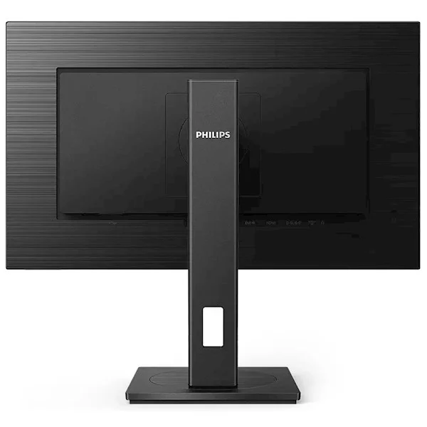 მონიტორი Philips, 23.8", Monitor, FHD, IPS, VGA, DVI-D, HDMI, DP, Black [242S1AE/00]