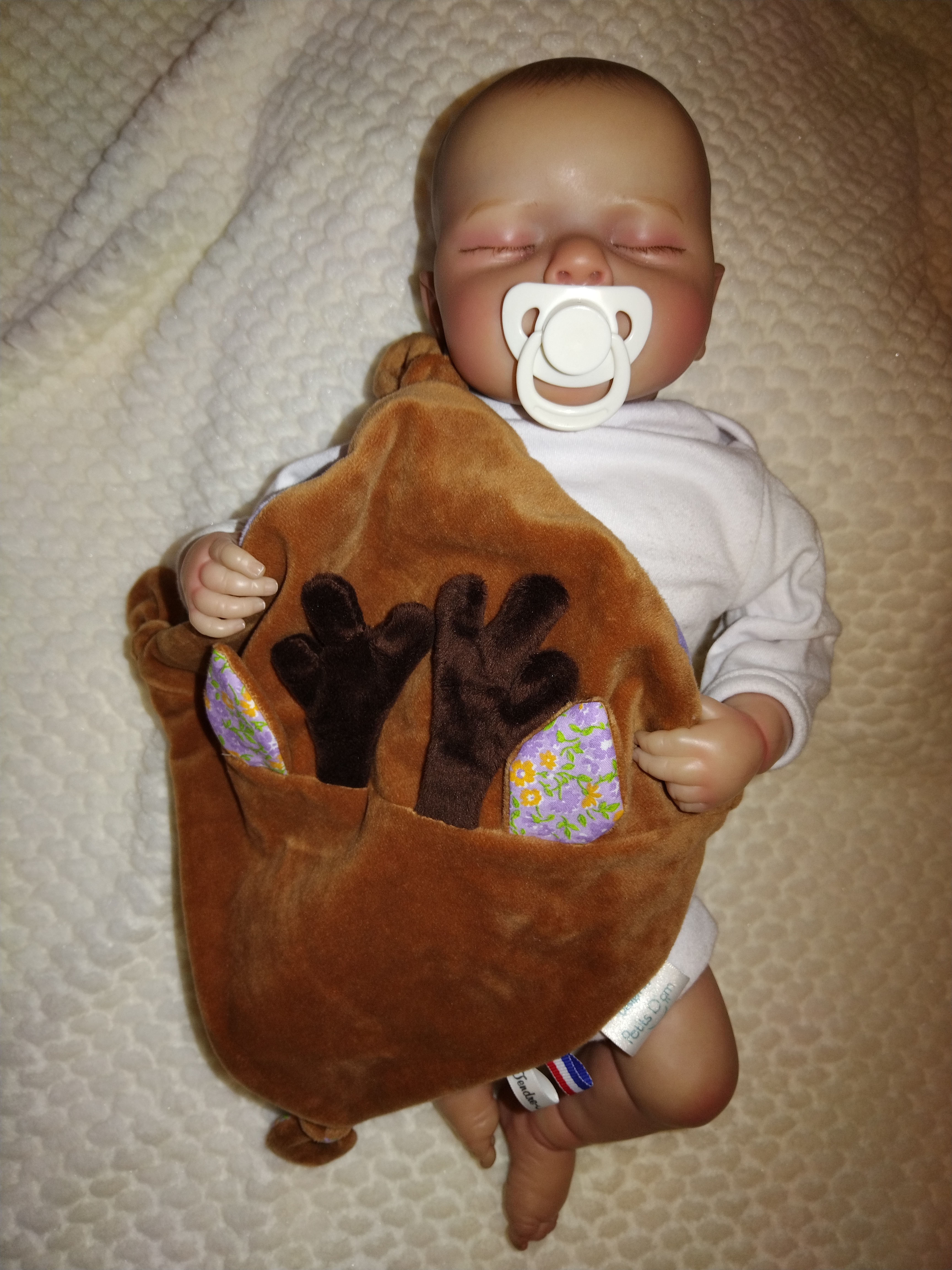 Tendre doudou cerf