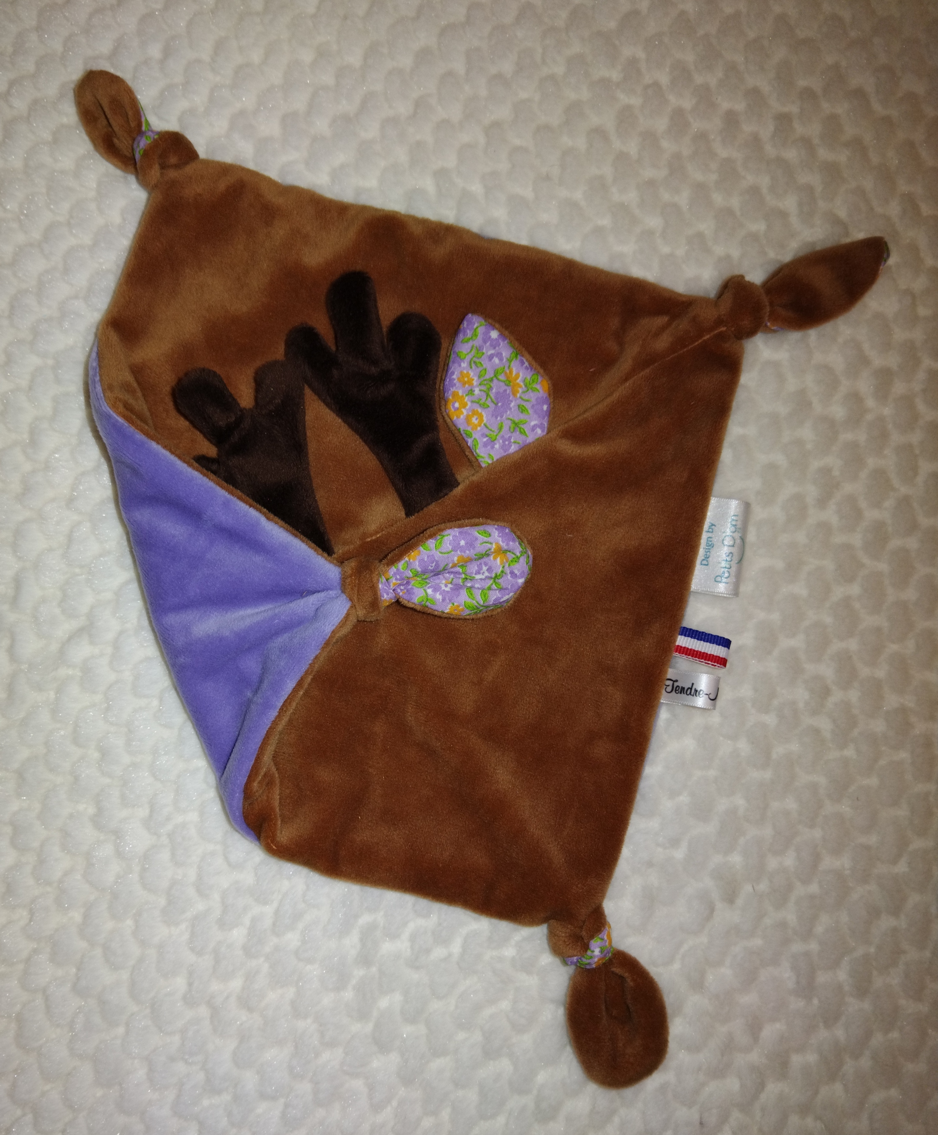 Tendre doudou cerf