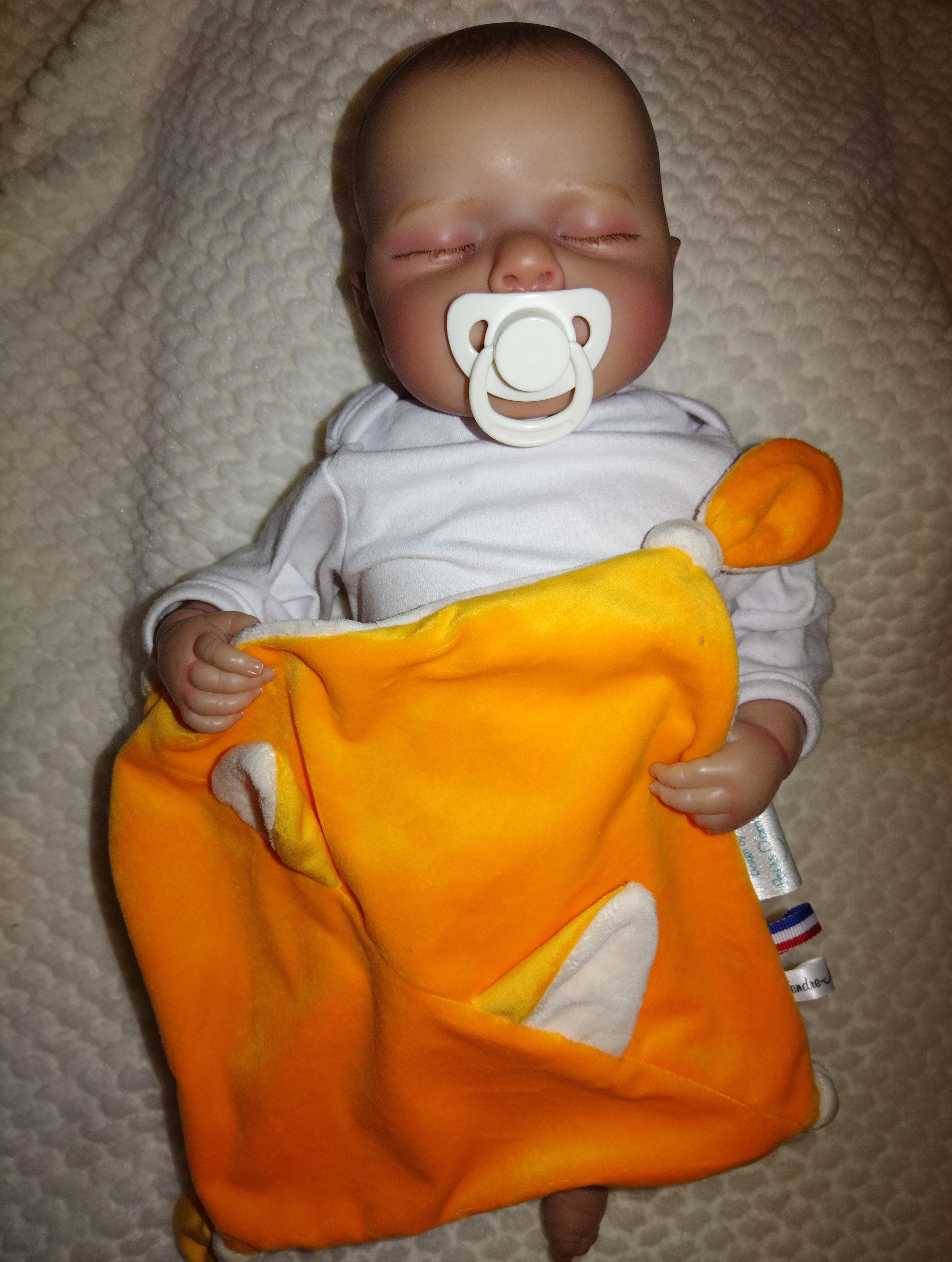 Tendre doudou renard 