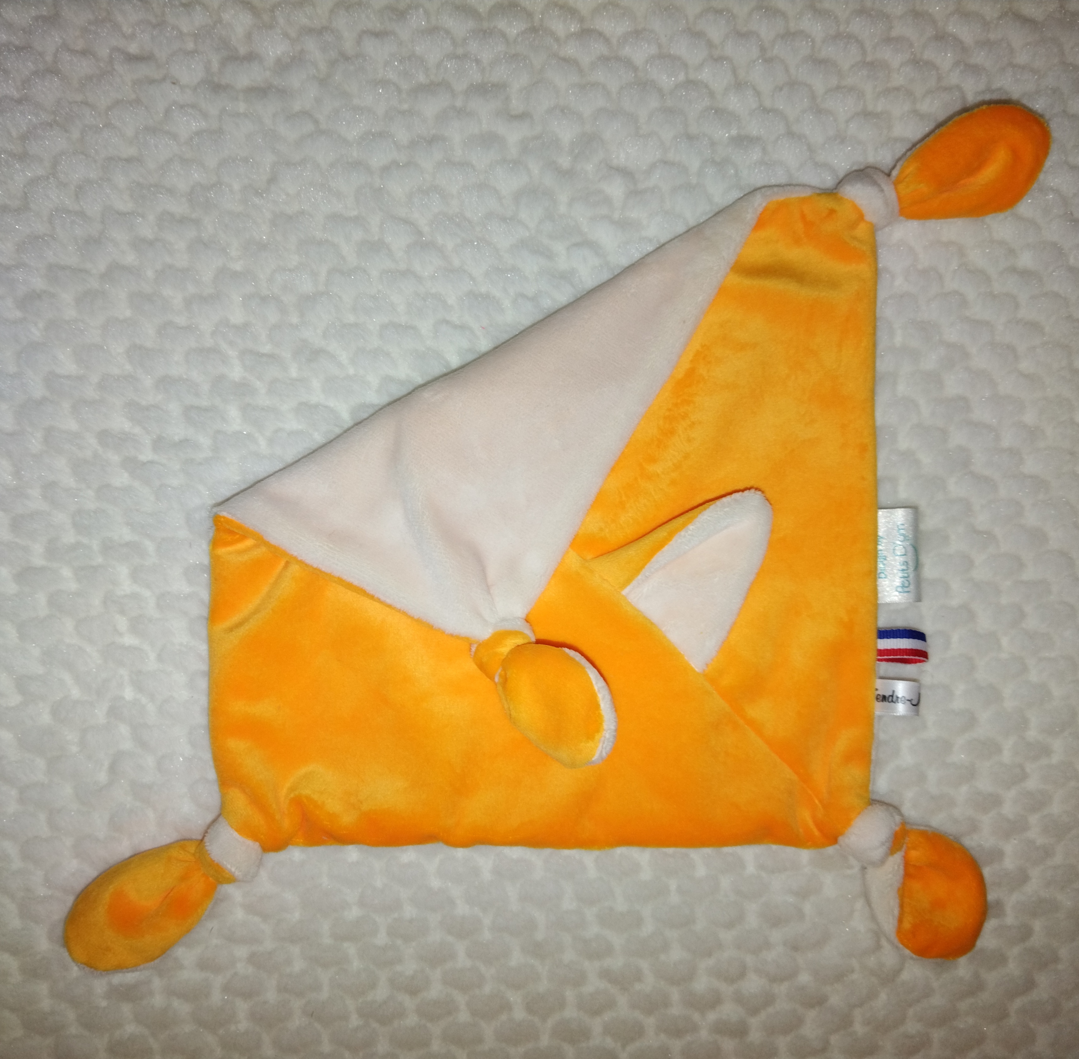 Tendre doudou renard 