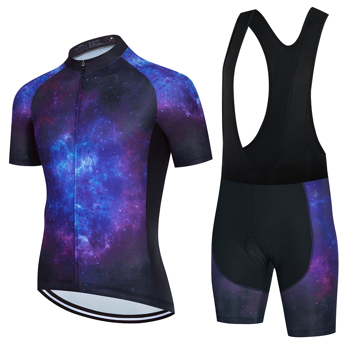 Blue Galaxy Cycling Jersey Set
