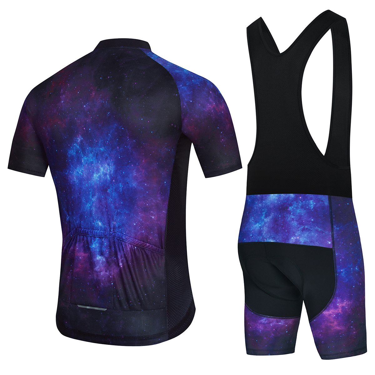 Blue Galaxy Cycling Jersey Set