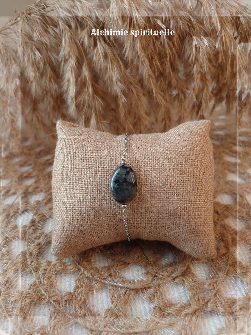 Bracelet Intemporel Larvikite