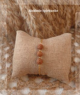 Bracelet Graines de Rudraksha 