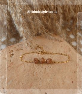 Bracelet Graines de Rudraksha 