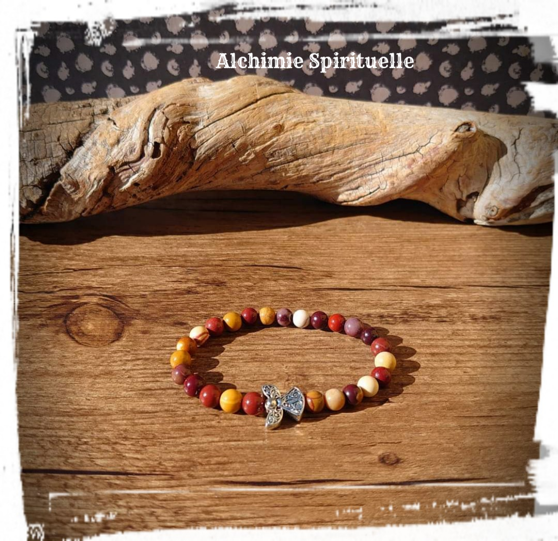 Bracelet Jaspe Mokaite (6mm)