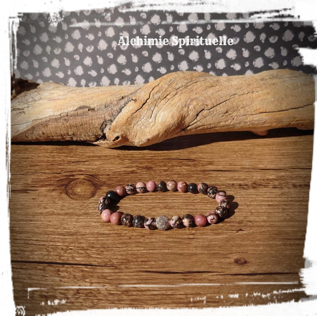 Bracelet Rhodonite (6mm)
