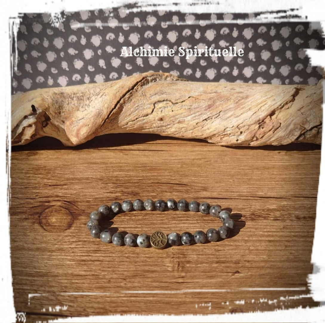 Bracelet Larvikite (6mm)