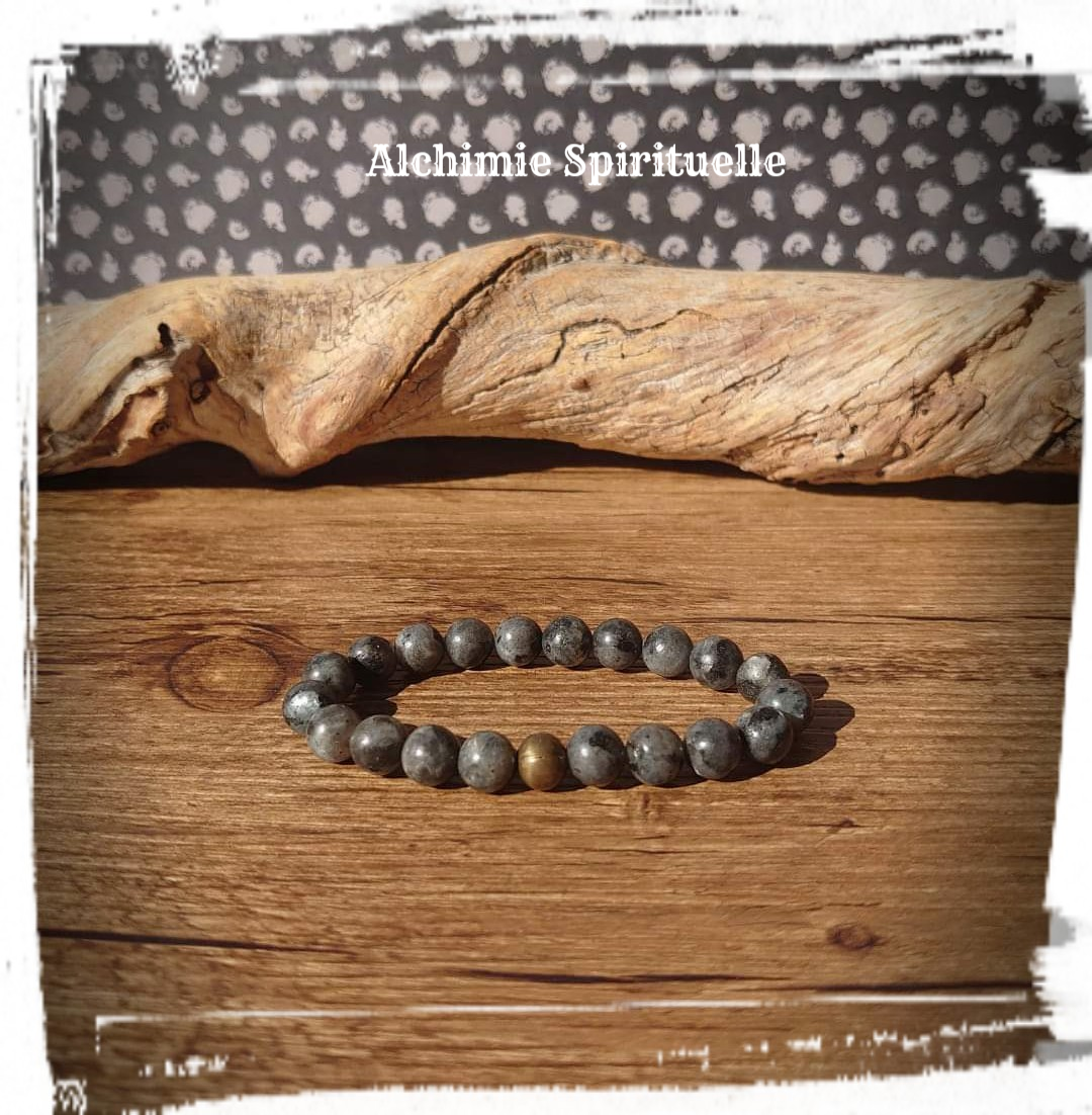 Bracelet Larvikite (8mm)