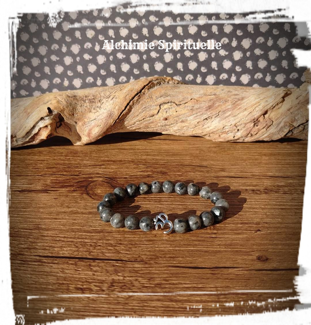 Bracelet Larvikite (8mm)