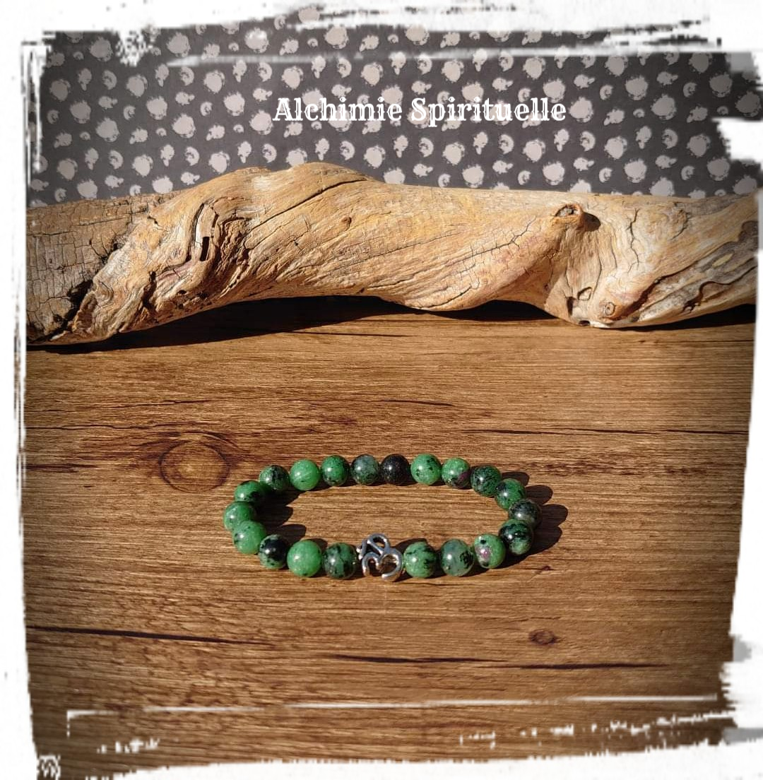 Bracelet Zoïsite Rubis (8mm)