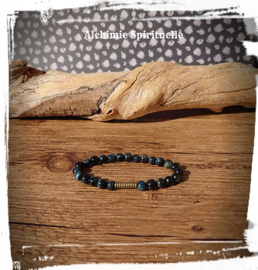 Bracelet Œil de faucon, perle Haya