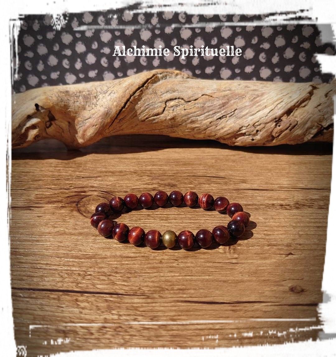 Bracelet Œil de taureau (8mm)