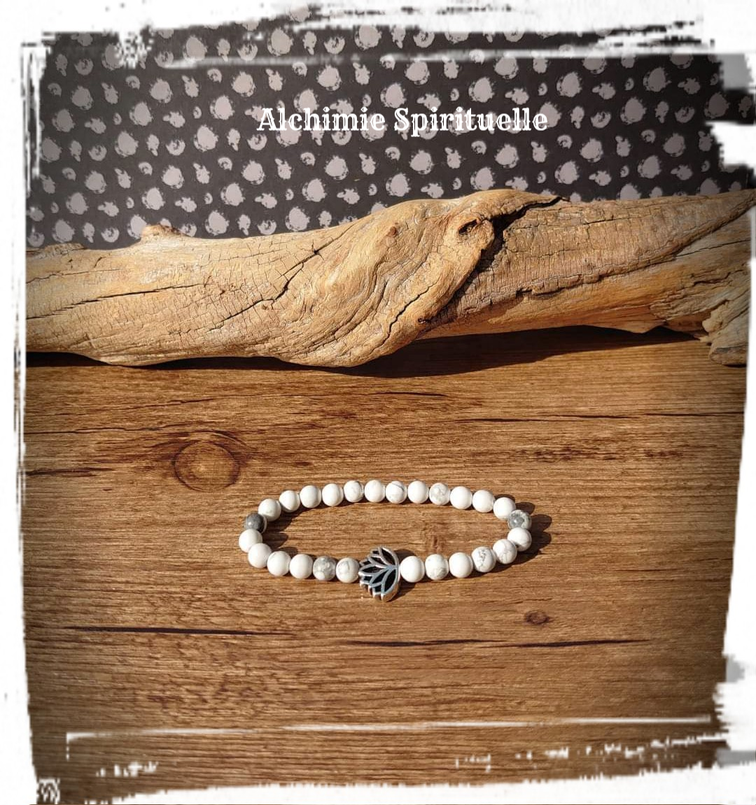 Bracelet Howlite (6mm)