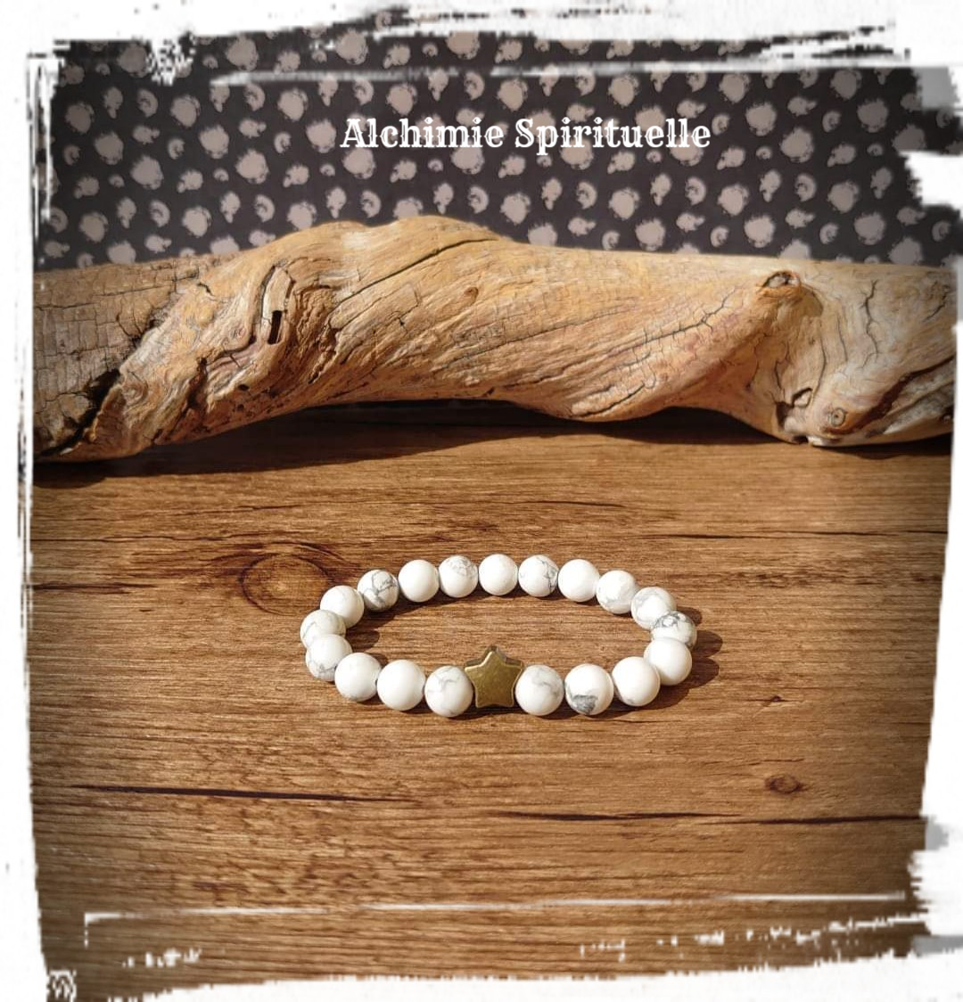 Bracelet Howlite (8mm)
