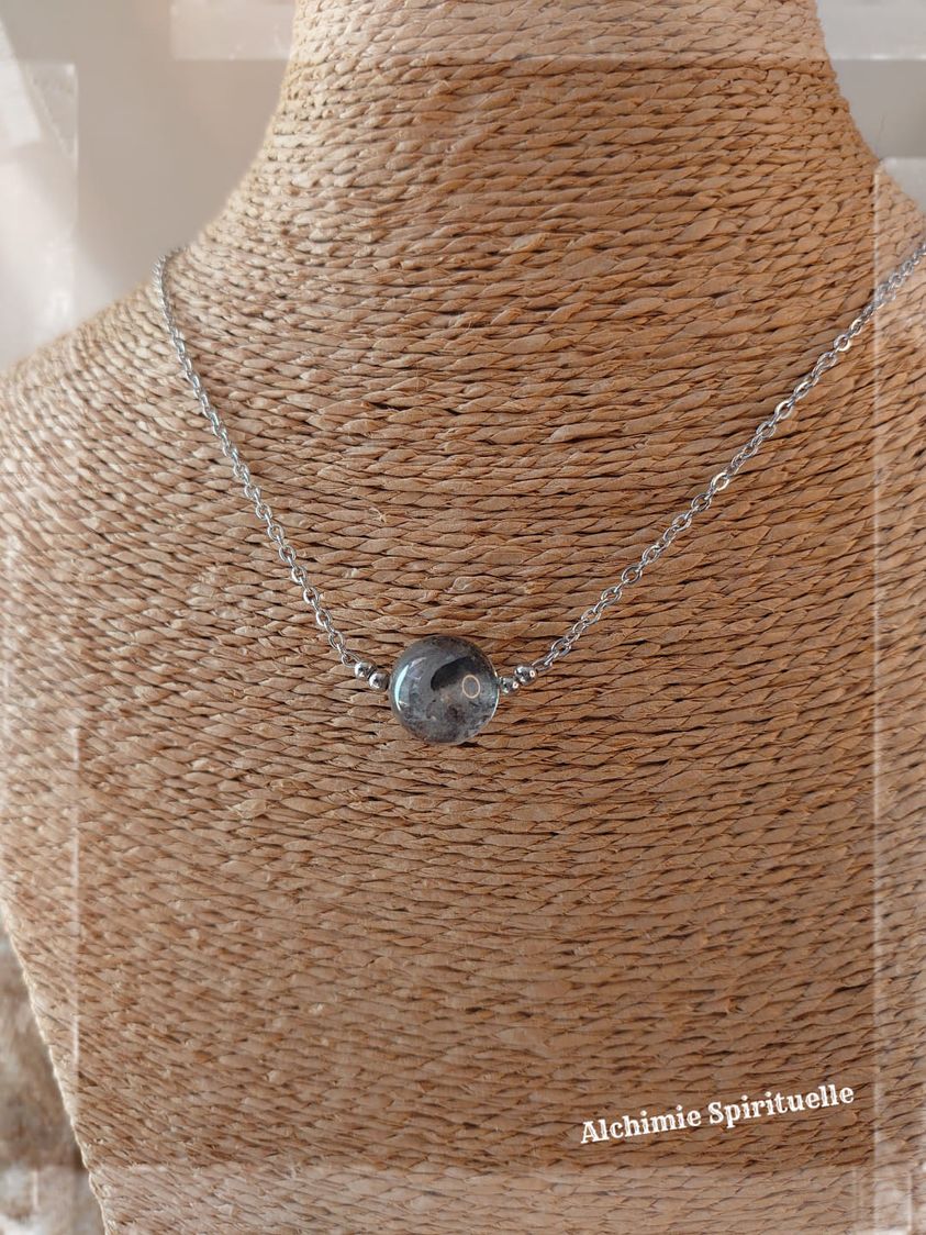 Collier diamant Herkimer 
