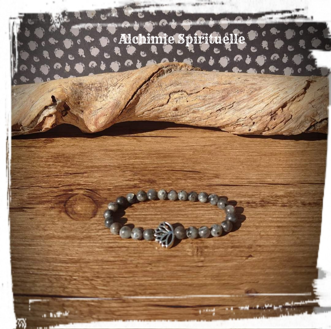 Bracelet Larvikite (6mm)