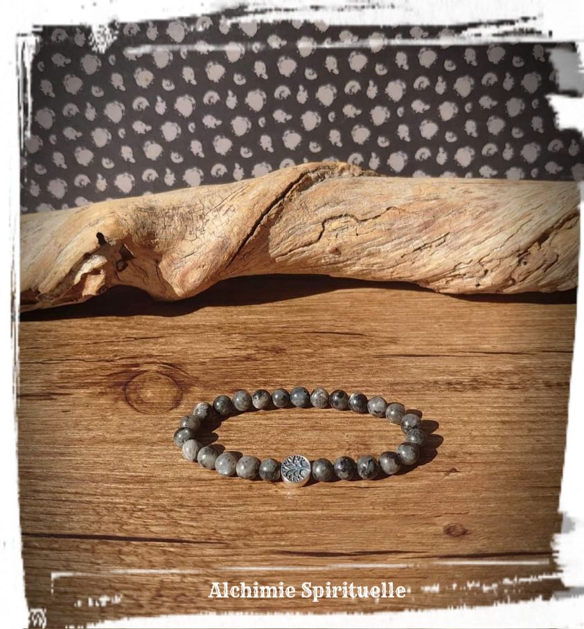 Bracelet Larvikite (6mm)
