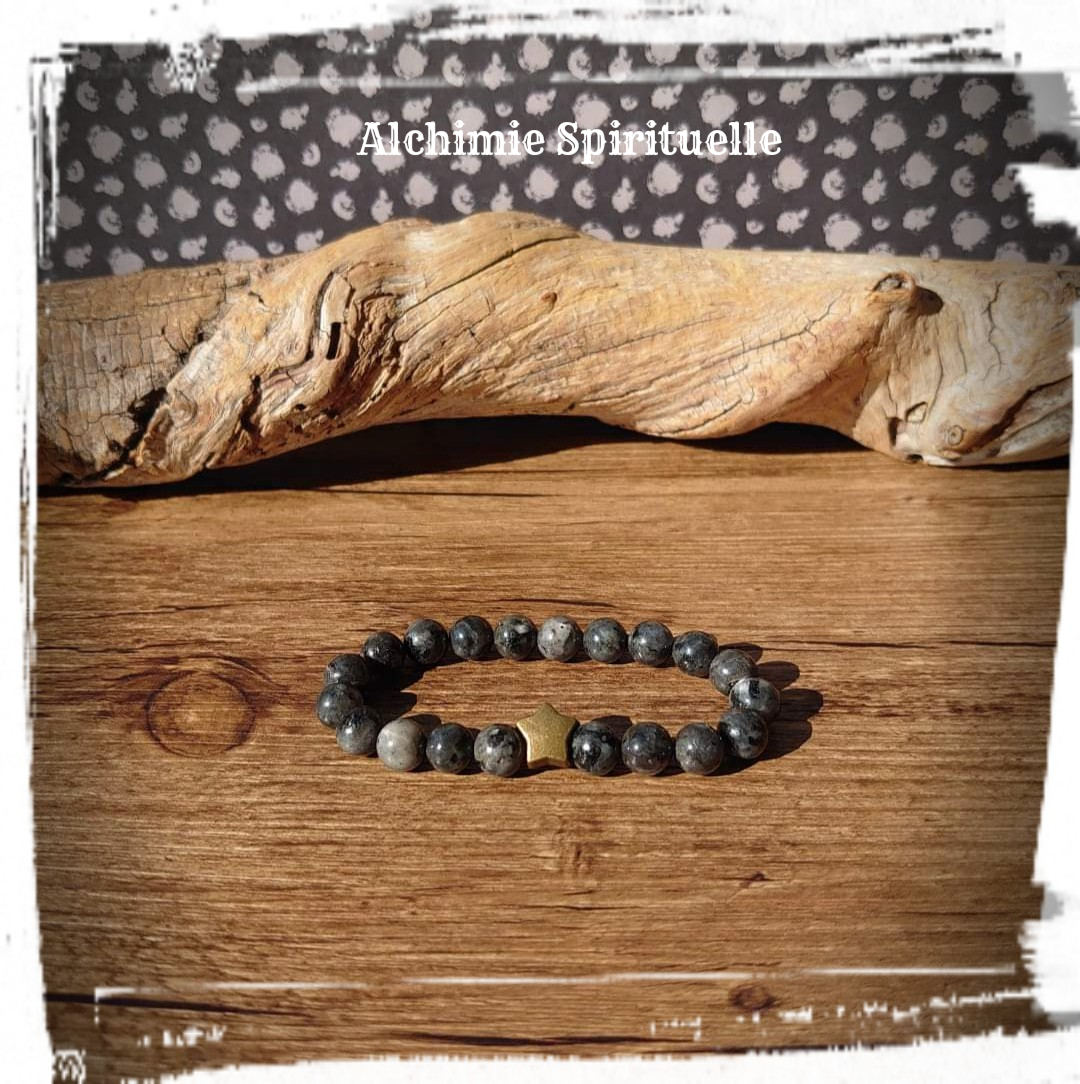 Bracelet Larvikite (8mm)