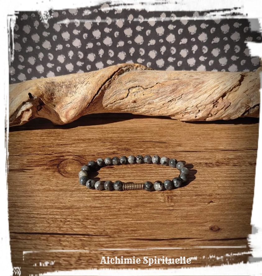 Bracelet Larvikite (6mm)