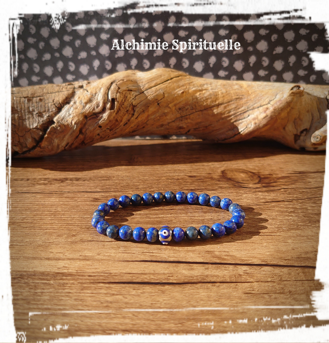 Bracelet Lapis Lazuli (6mm)