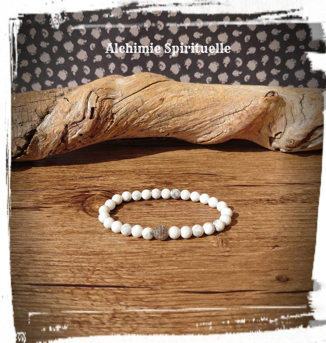 Bracelet Howlite (6mm)