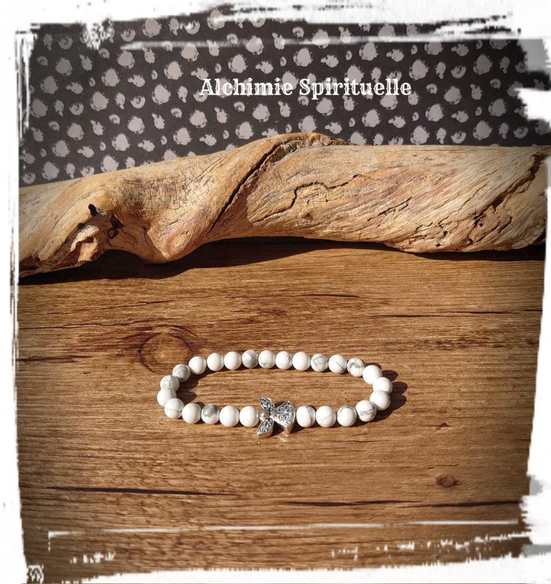 Bracelet Howlite (6mm)