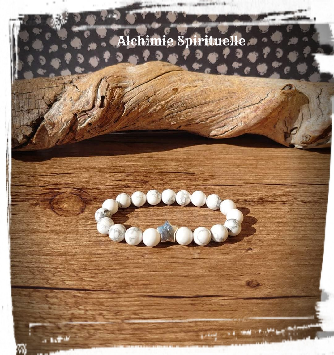 Bracelet Howlite (8mm)