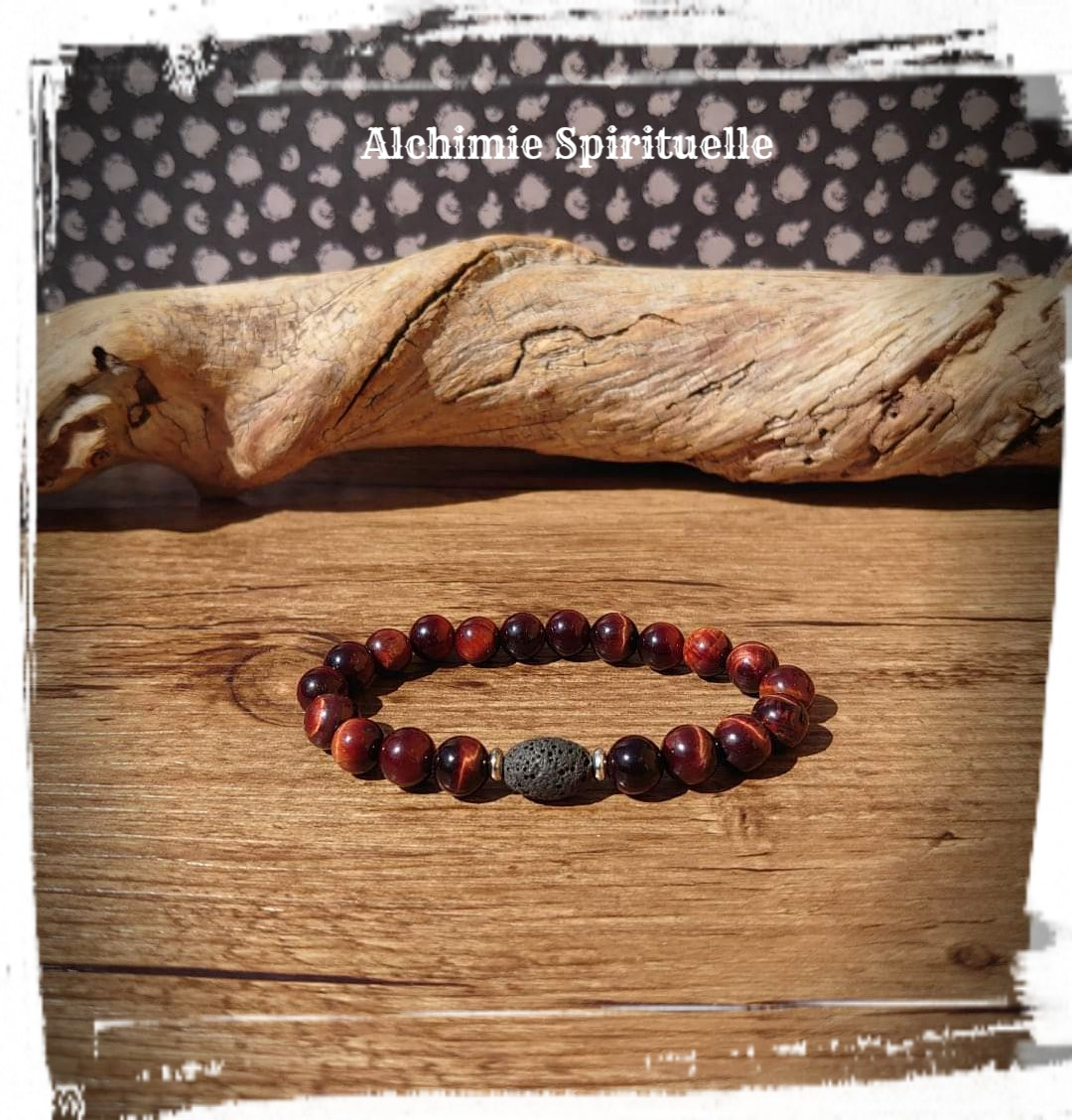 Bracelet Œil de taureau (8mm)