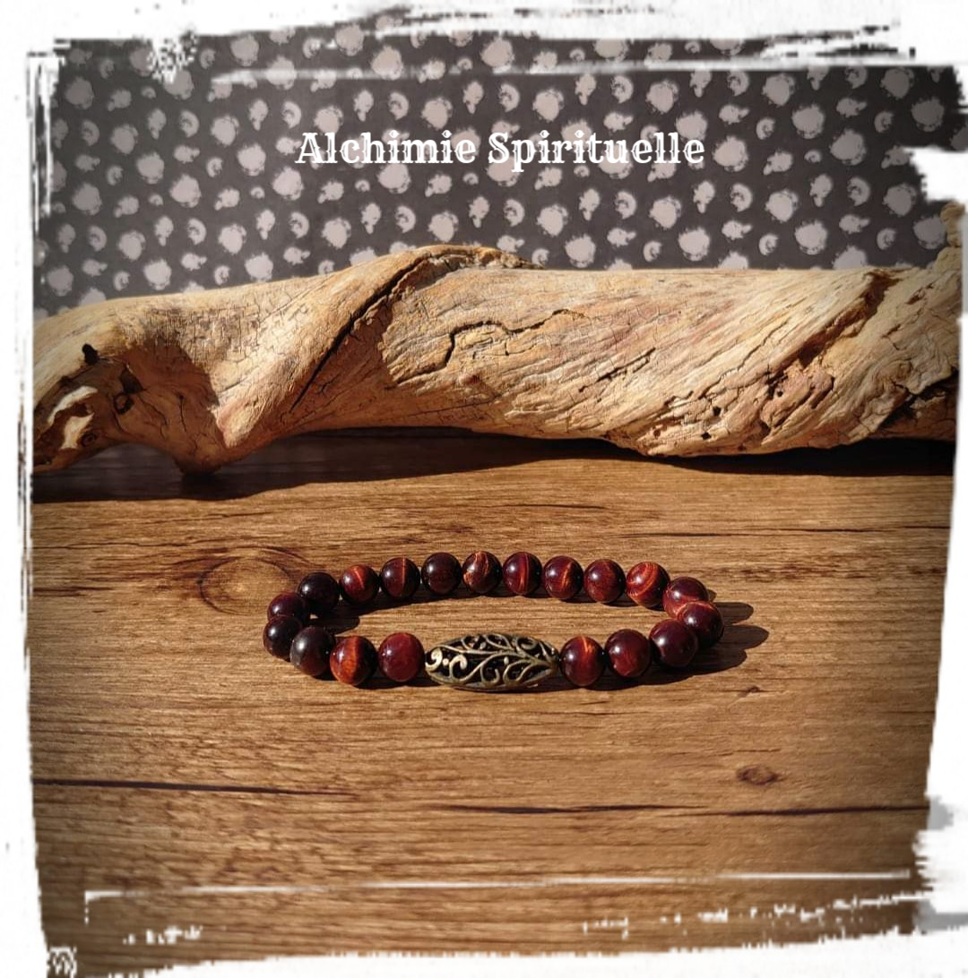 Bracelet Œil de taureau (8mm)