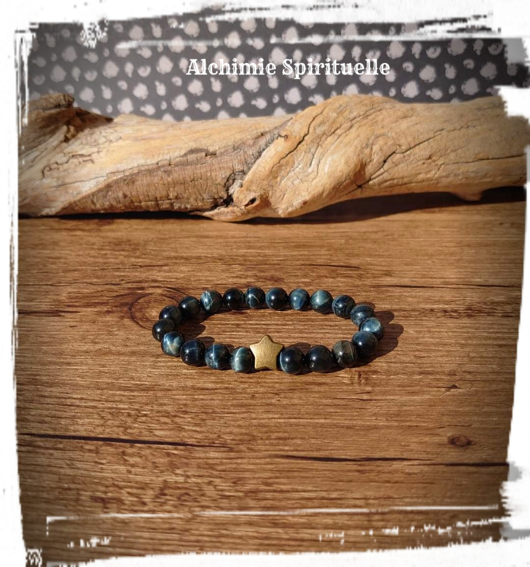 Bracelet Œil de faucon (8mm)