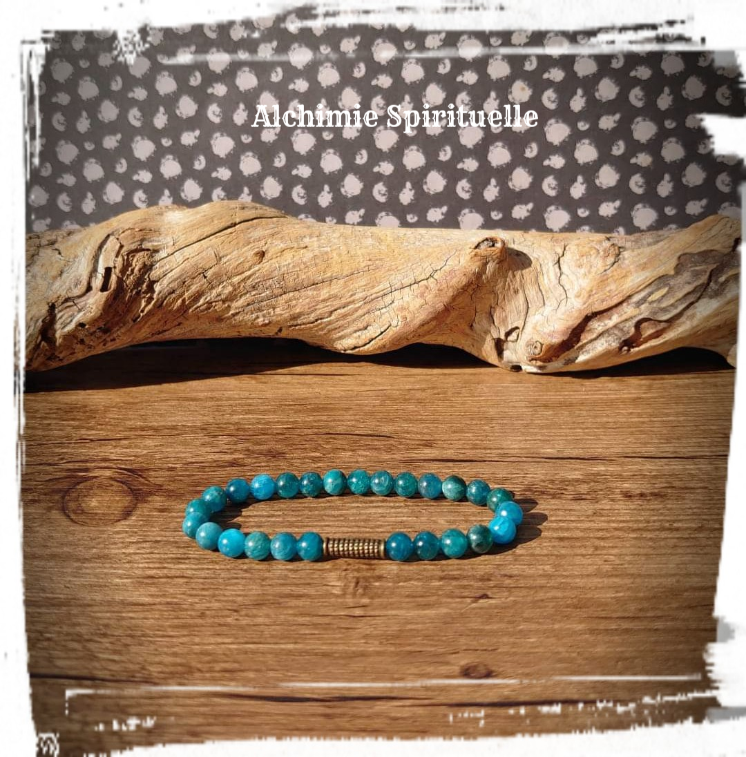 Bracelet Apatite (6mm)