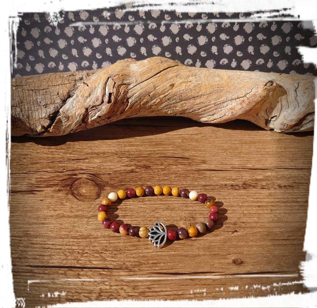 Bracelet Jaspe Mokaite (6mm)