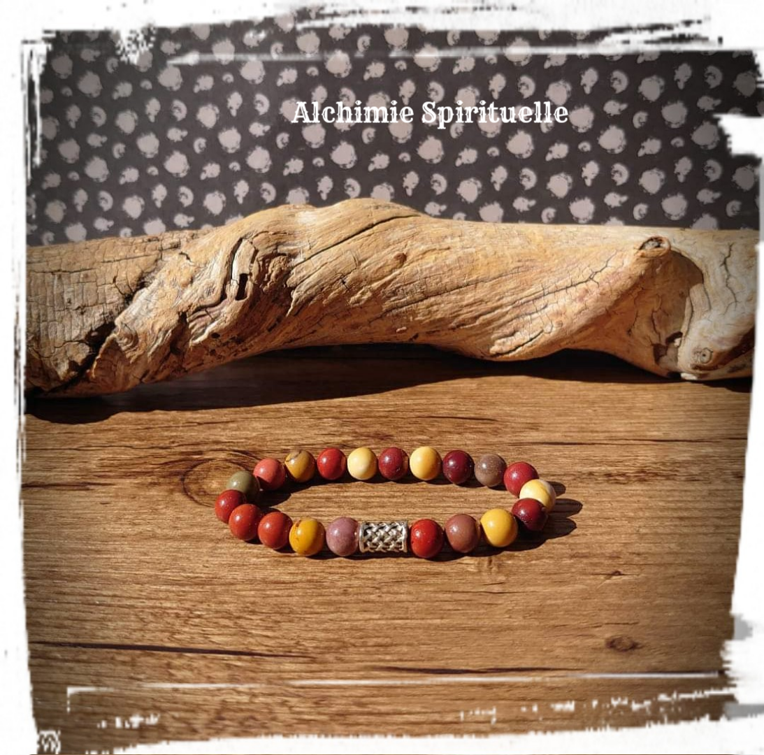 Bracelet Jaspe Mokaite (8mm)