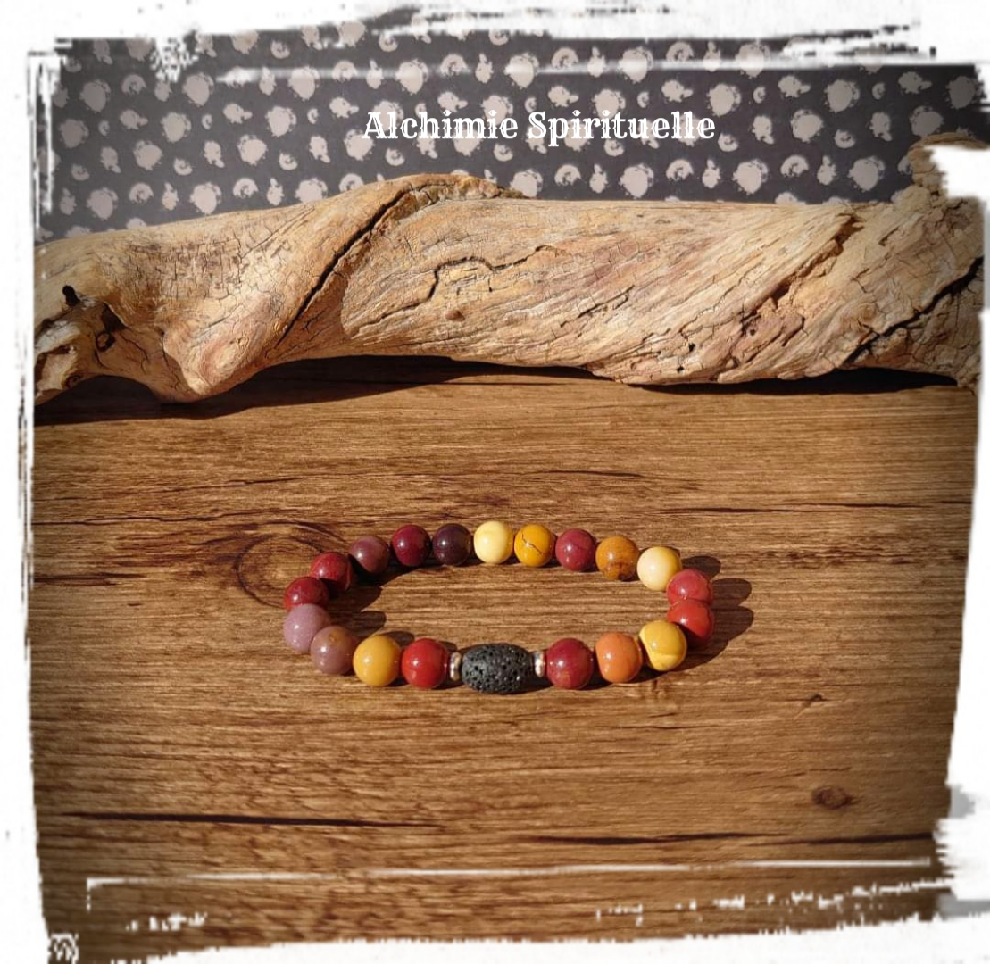 Bracelet Jaspe Mokaite (8mm)