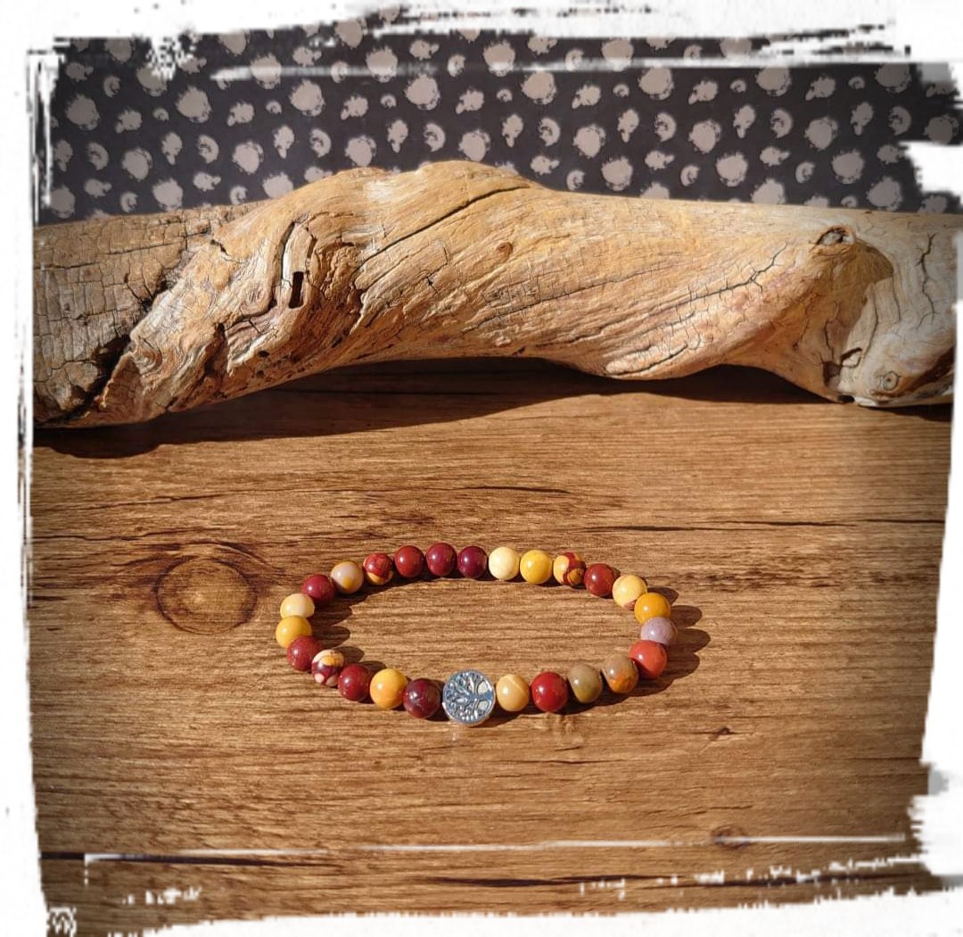 Bracelet Jaspe Mokaite (6mm)