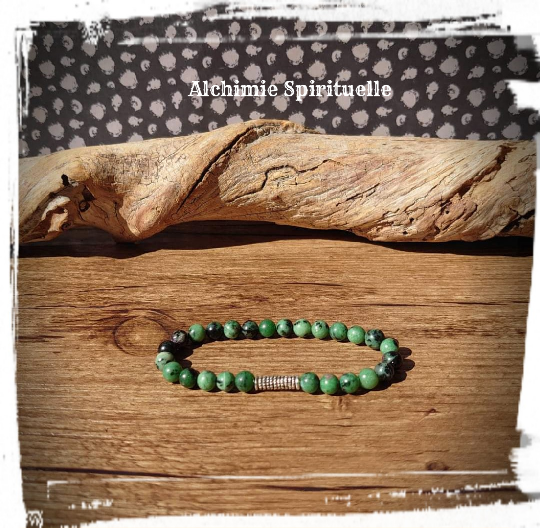 Bracelet Zoïsite Rubis (6mm)